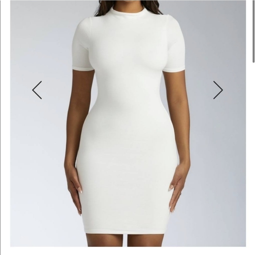 Naked wardrobe t-shirt mini dress